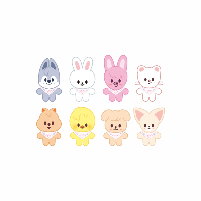 Stray Kids SKZOO PLUSH 10CM Ver. - SKZ 5'CLOCK