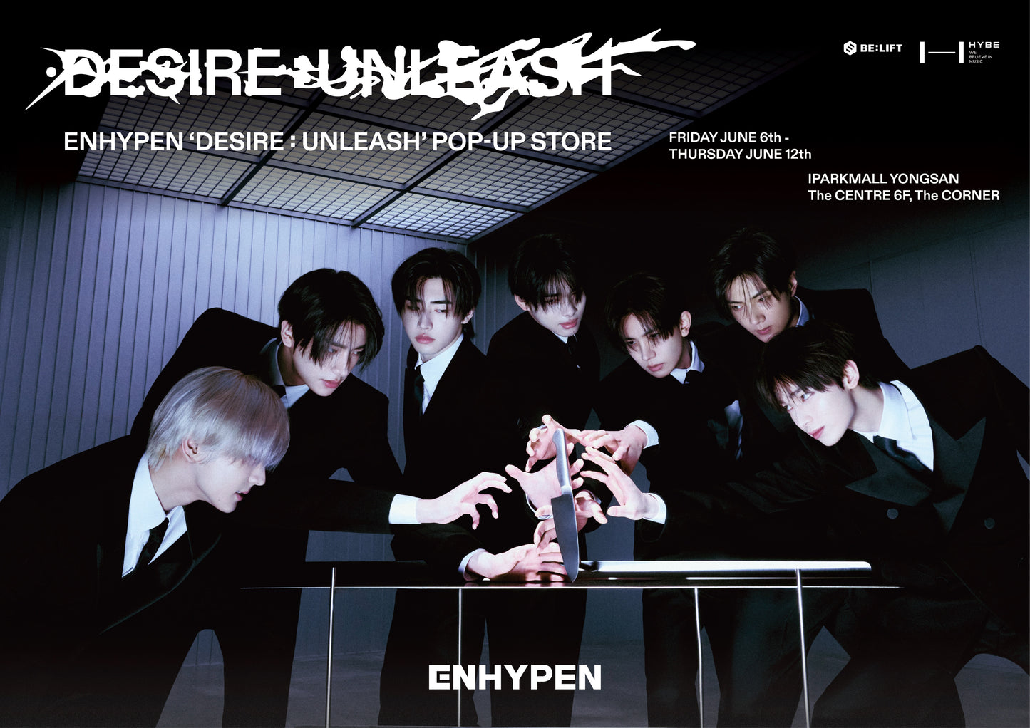 ENHYPEN “DESIRE : UNLEASH” Offline POP-UP MD