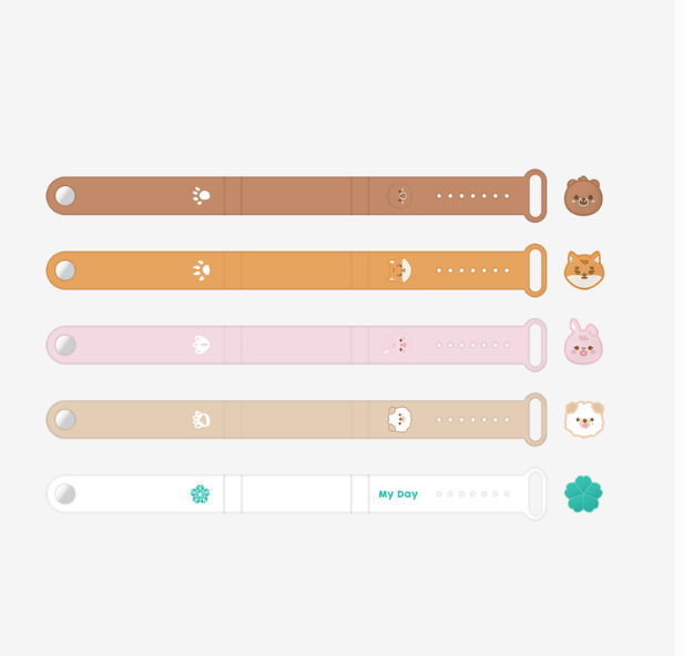 LIGHT BAND STRAP & CHARM SET 2025 Ver. - THE DECADE