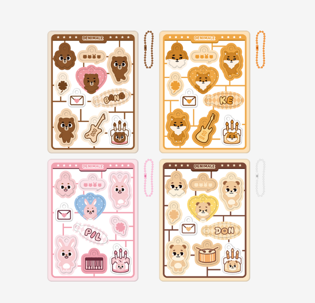 DENIMALZ SECRET SOFT KEYRING KIT ( RANDOM) - THE DECADE