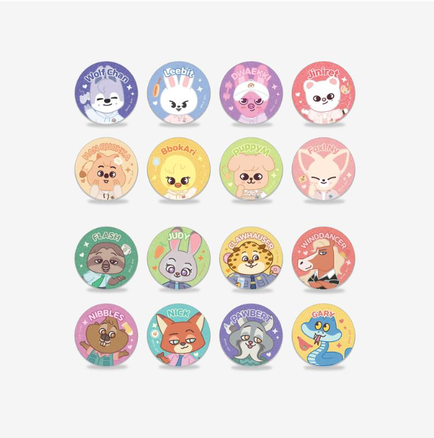 Secret Glitter Can Badge - Zootopia2 x SKZOO POP-UP Online
