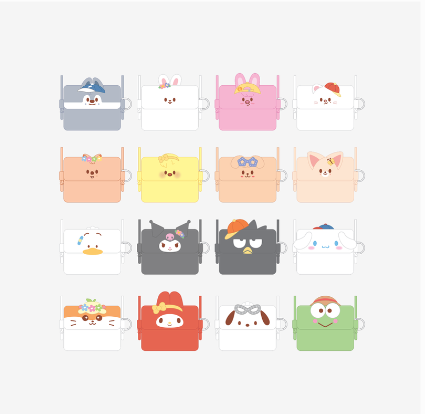 CARD WALLET CROSS BAG - SKZOO X SANRIO CHARACTERS