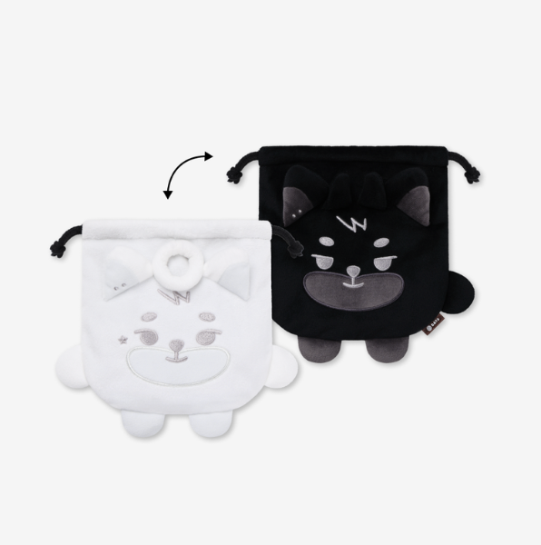 DENIMALZ KE REVERSIBLE STRING POUCH - YOUNGEST