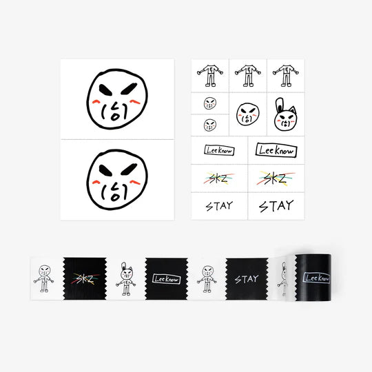Stray Kids 5-STAR Dome Tour 2023 - BODY STICKER・BOX TAPE SET Produced By Lee Know
