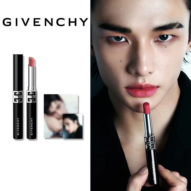 GIVENCHY -Le Rouge Slim Velvet + Hyunjin Photocard Card set R2