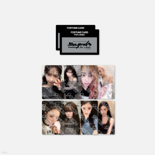2024-25 aespa LIVE TOUR - FORTUNE SCRATCH CARD SET