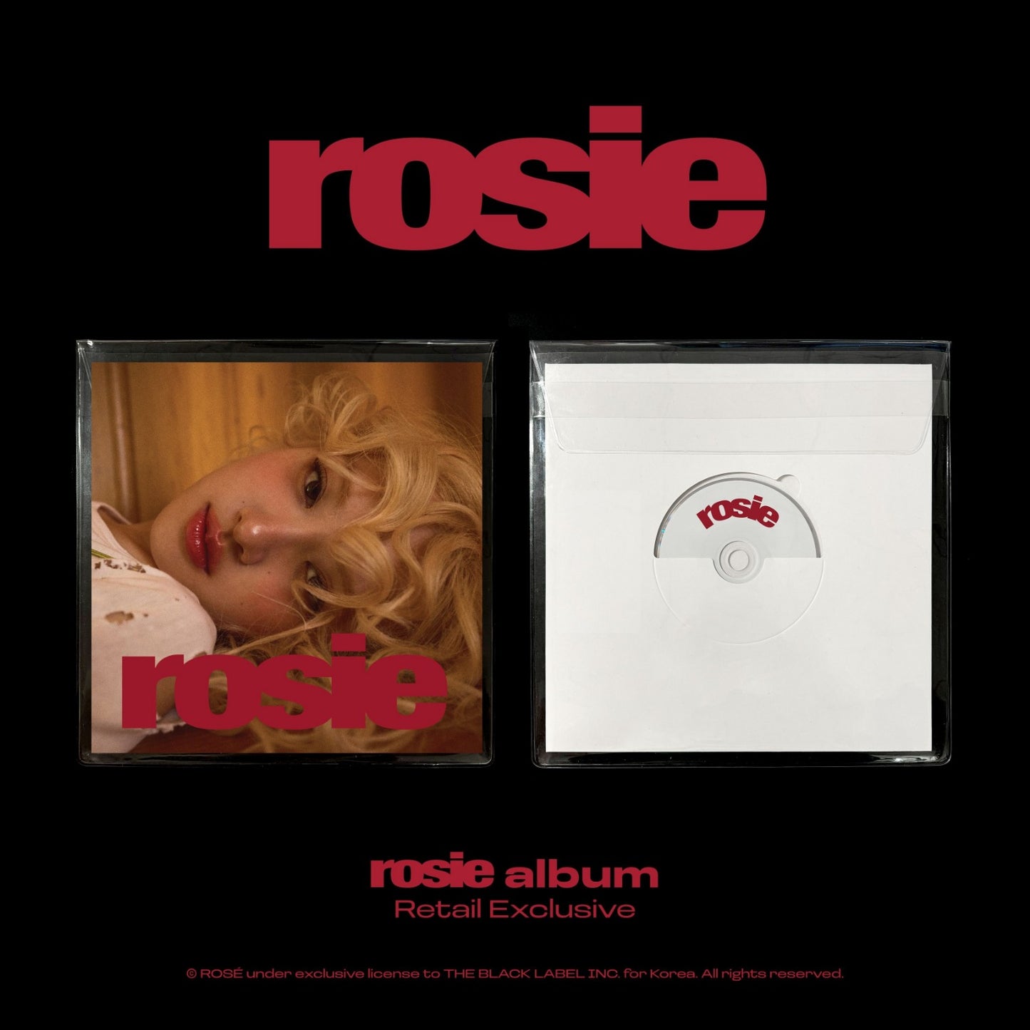 ( Pre-order) ROSÉ first studio album ‘rosie’ (Retail Exclusive)