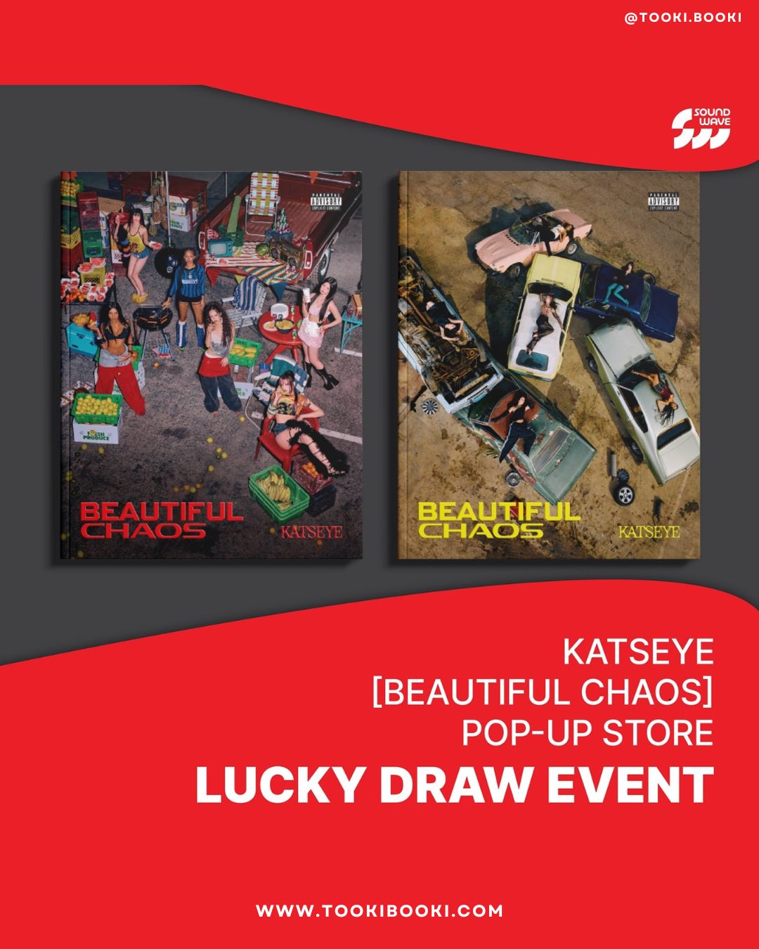 KATSEYE - [BEAUTIFUL CHAOS] Online Lucky Draw (Soundwave)
