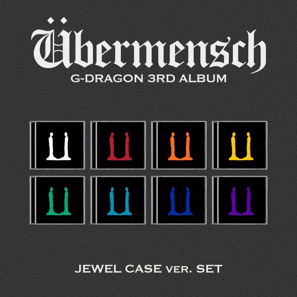 G-DRAGON 3RD ALBUM [Übermensch]- (Jewe Casel ver.) - SET