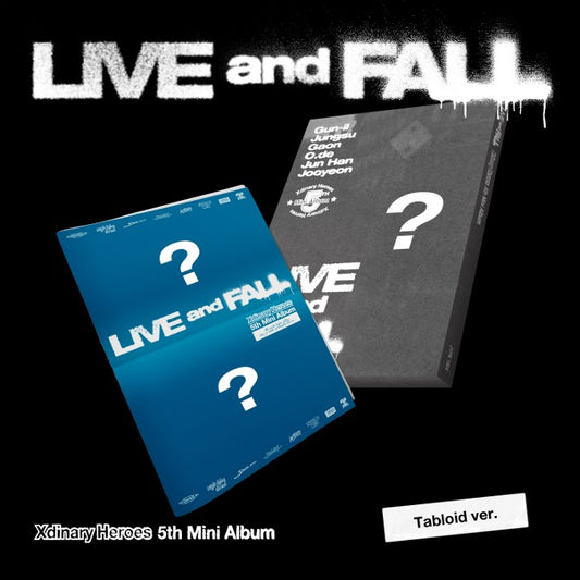 (Pre-order) Xdinary Heroes 5th Mini Album LIVE and FALL (Tabloid ver.)