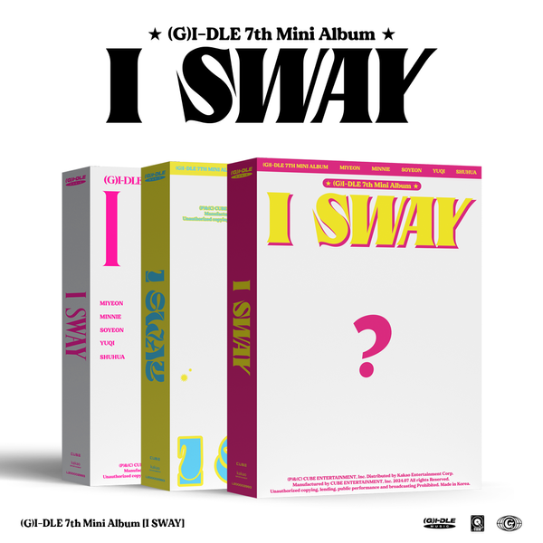 (Pre-order) (G)I-DLE 7th Mini Album [I SWAY] - Tooki Booki