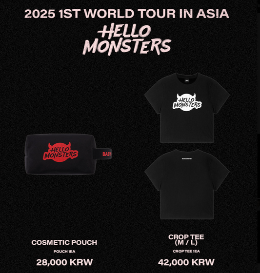 BABYMONSTER 1st WORLD TOUR <HELLO MONSTERS>  - 06 Cosmetic Pouch