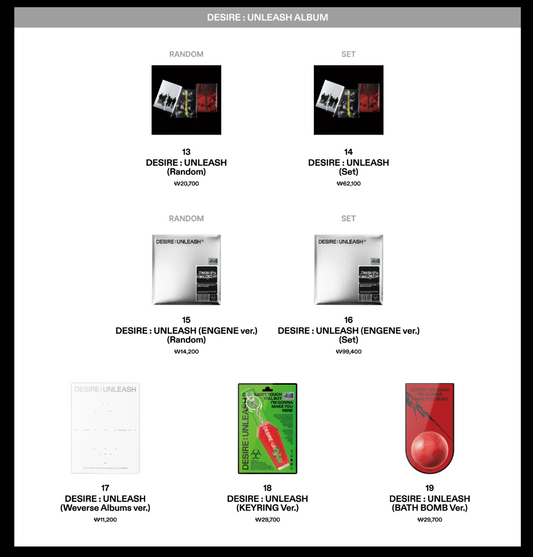 ENHYPEN “DESIRE : UNLEASH” Offline POP-UP Album Lucky Draw