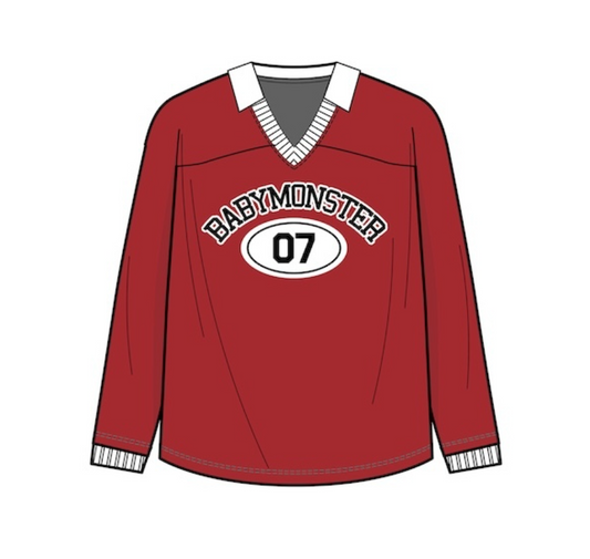 babymonster_ long-sleeved shirt ( red M size) + shipping