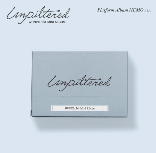 WONPIL 1ST MINI ALBUM <Unpiltered> (Platform Album NEMO ver.)