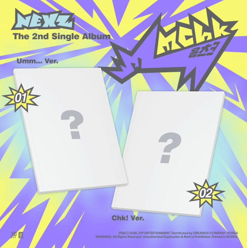 NEXZ 2nd Single ALBUM Mmchk  (Umm… Ver. / Chk! Ver.)