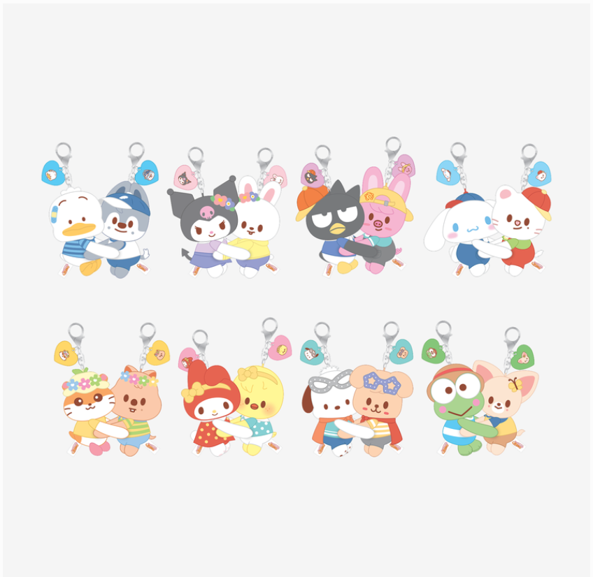 HUG PLUSH KEYRING - SKZOO X SANRIO CHARACTERS