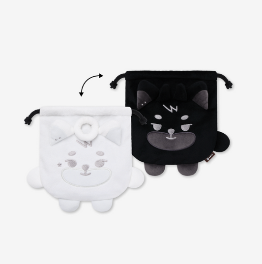 DENIMALZ KE REVERSIBLE STRING POUCH - YOUNGEST