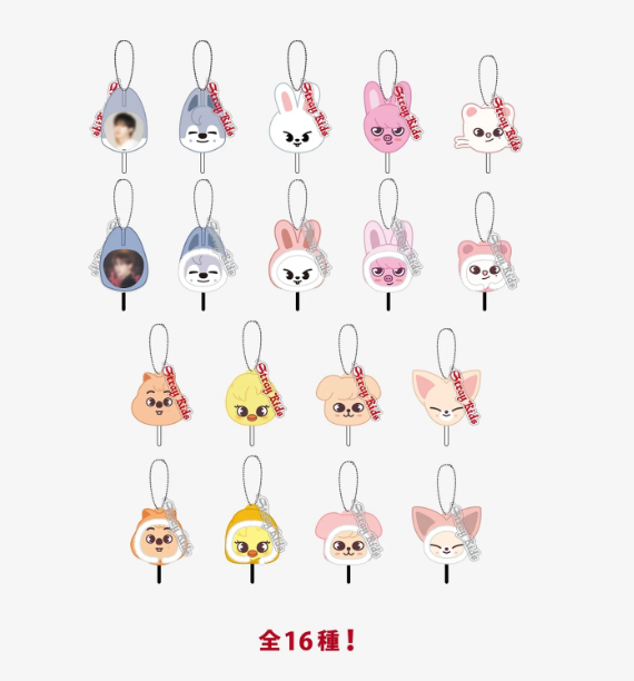 (Pre-order) Stray Kids dominATE JAPAN - RANDOM MINI IMAGE PICKET KEY HOLDER