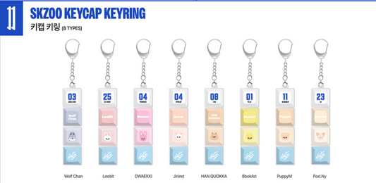 *OFFLINE* 2nd Week- Karma_SKZOO Cap Keyring