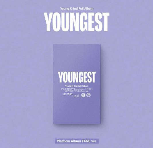 YOUNG K 2nd Full Album YOUNGEST (Platform Album FANS ver.)