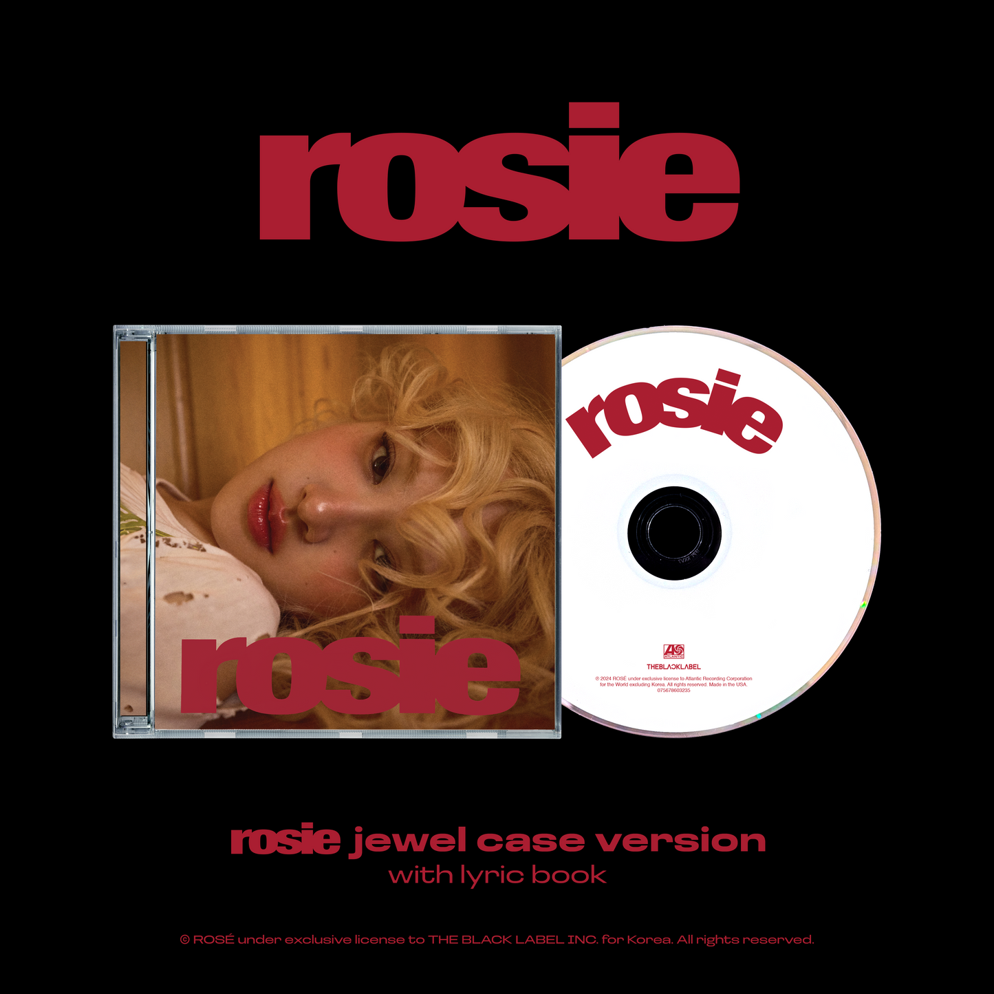 ( Pre-order) ROSÉ first studio album ‘rosie’ (JEWEL)