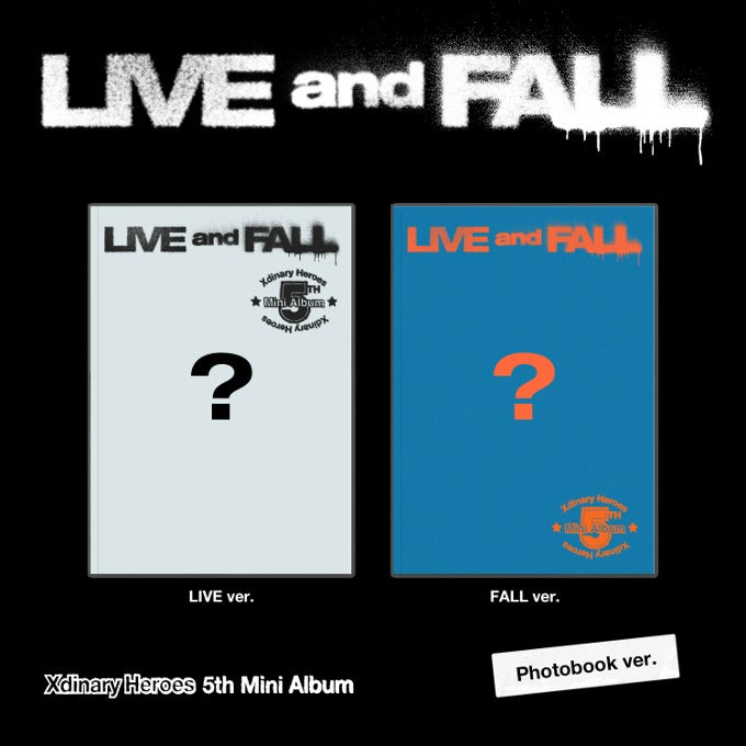 (Pre-order) Xdinary Heroes 5th Mini Album LIVE and FALL (Photobook ver.)