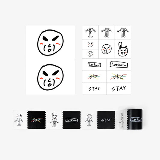 Stray Kids 5-STAR Dome Tour 2023 - BODY STICKER・BOX TAPE SET Produced By Lee Know