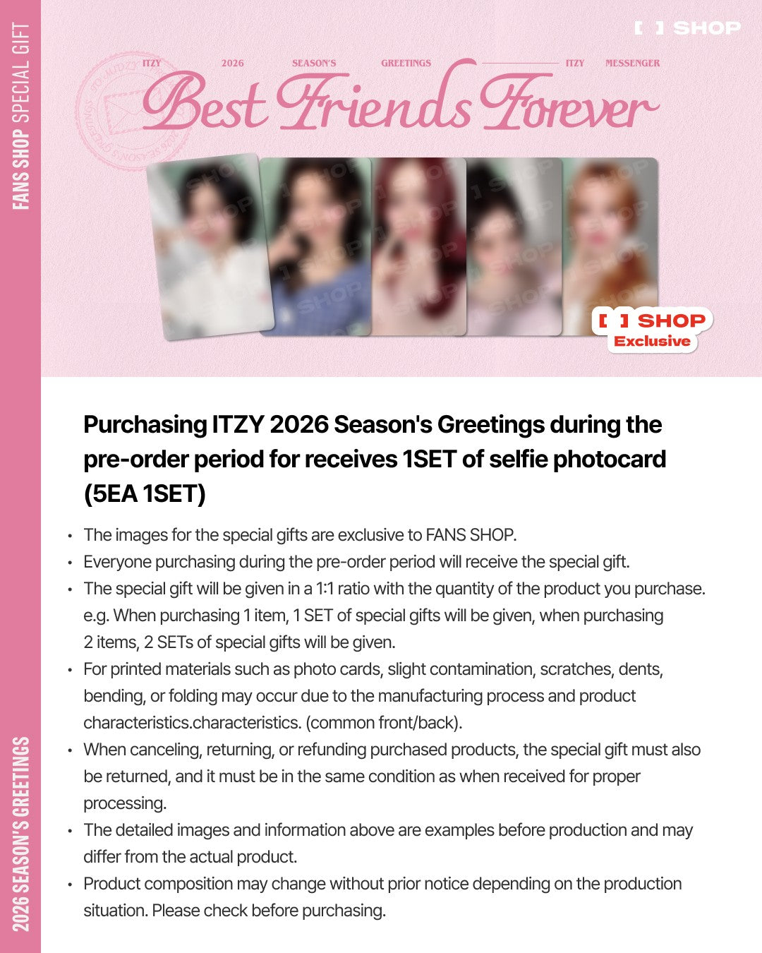 ITZY 2026 SEASON'S GREETINGS [Best Friends Forever]