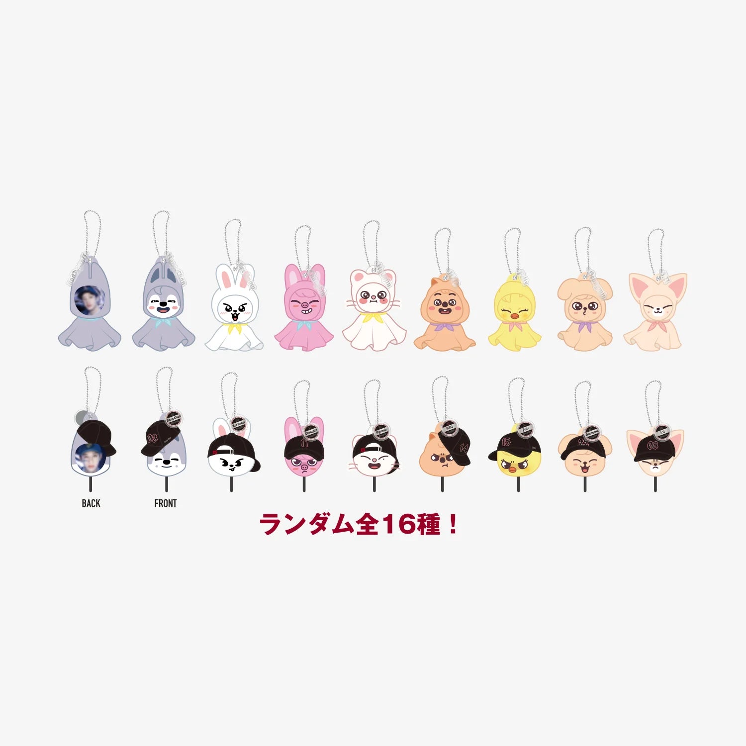 RANDOM MINI IMAGE PICKET KEY HOLDER - Shizuoka Stray Kids World Tour R ...